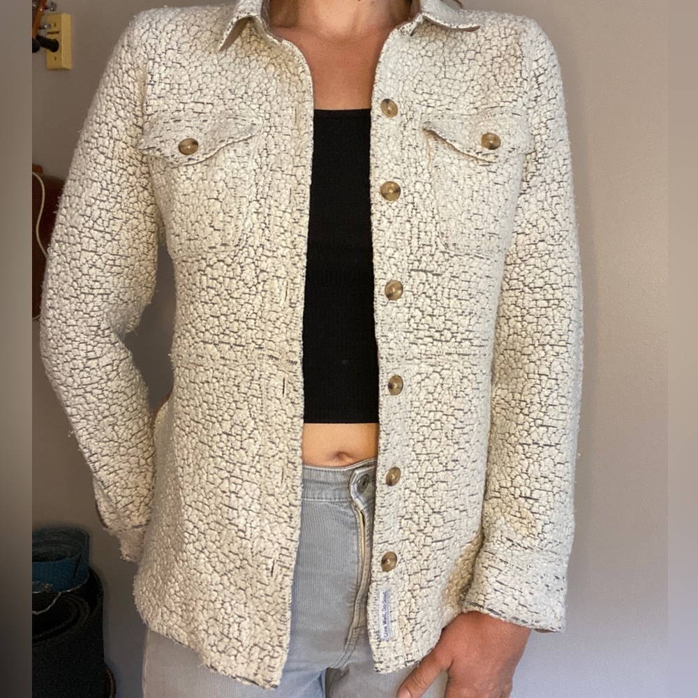 Toad and Co fuzzy shacket